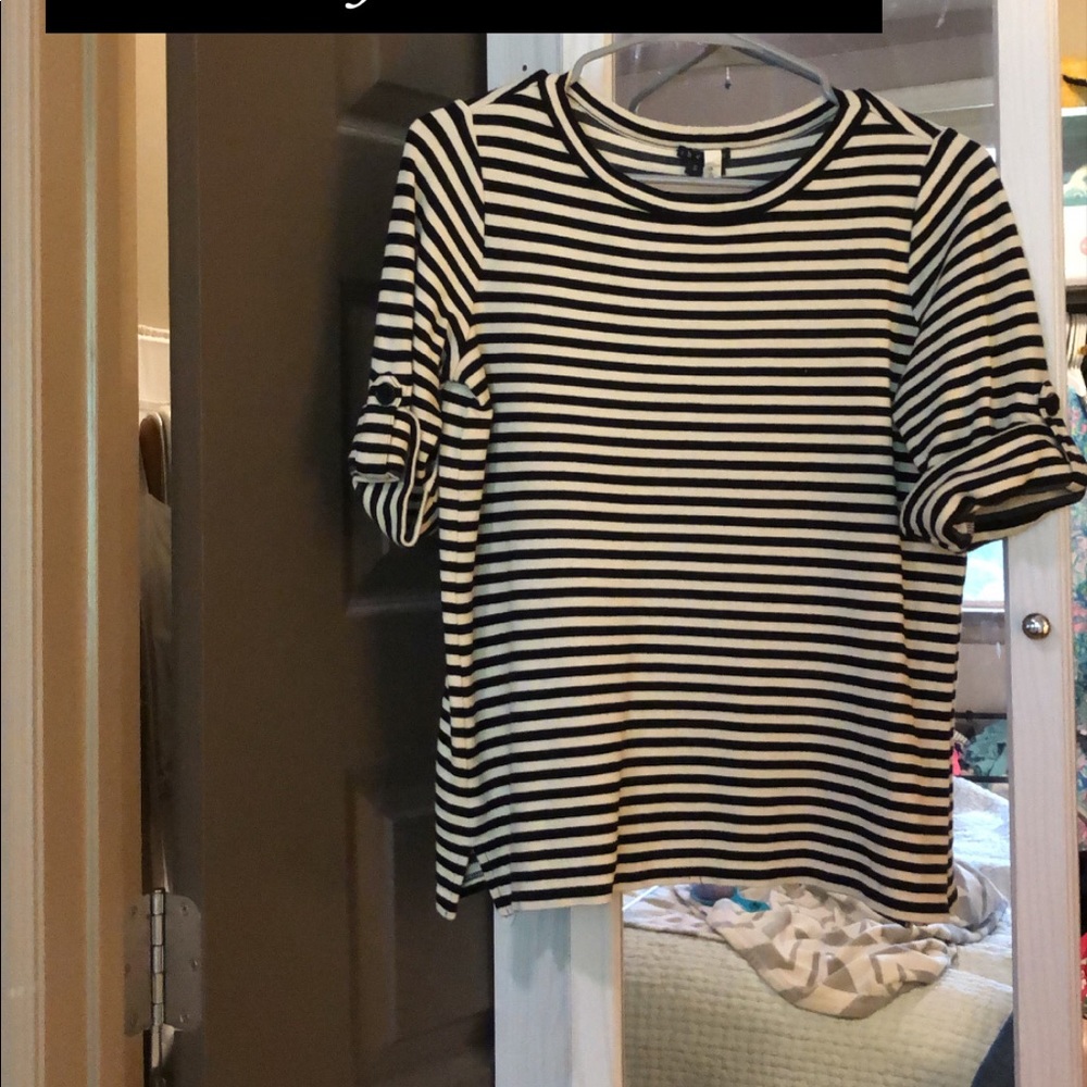 Theory Striped Top